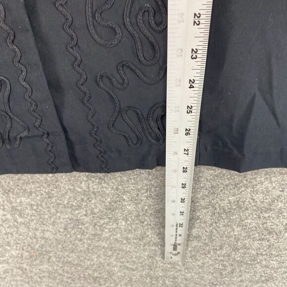 SG Blazer Women S Small Black Button Up Crew Neck Long Sleeve Casual Solid - Picture 7 of 8